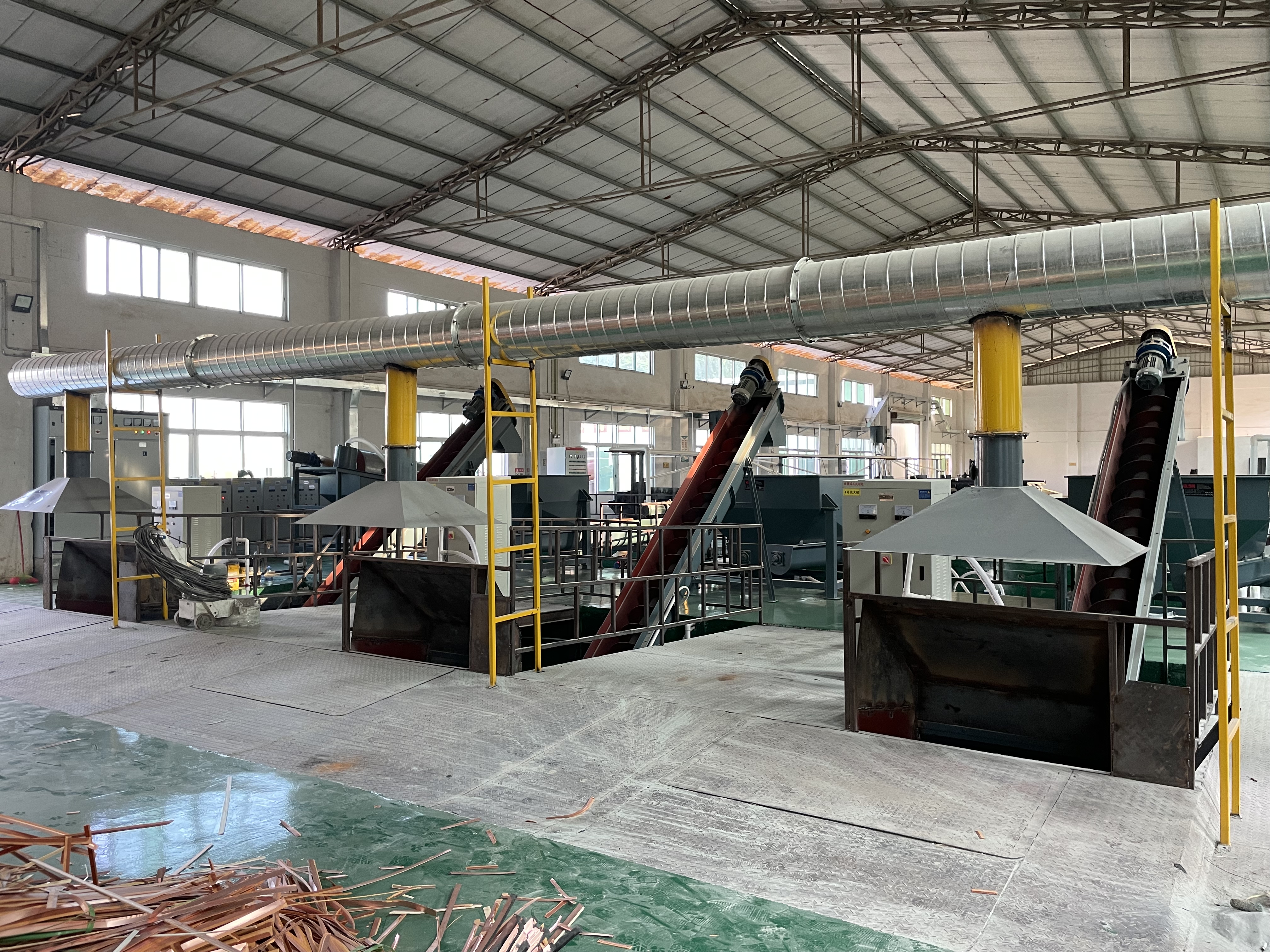 5000 Kg/h Water Separation PCB Recycling Line